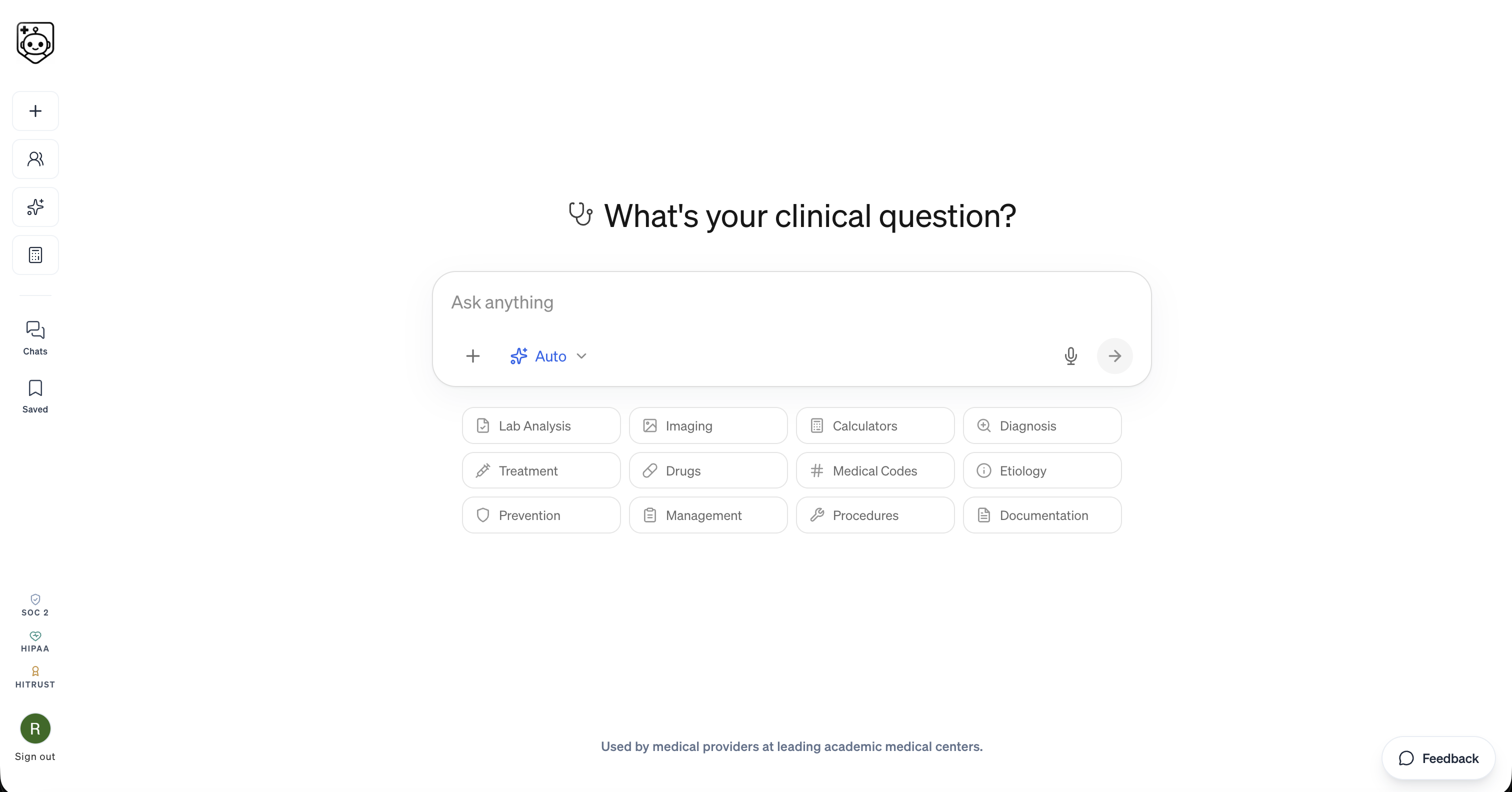 PocketMD clinical copilot interface